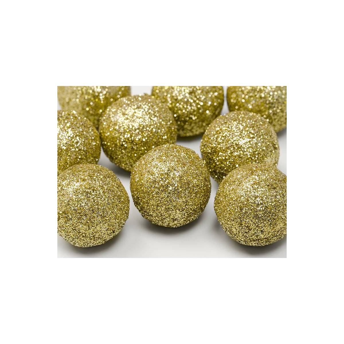Dekoracje brokatowe Kula 3 cm