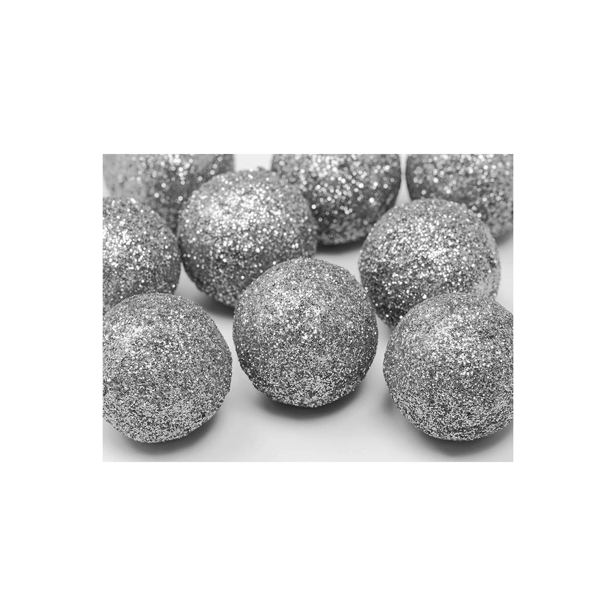 Dekoracje brokatowe Kula 3 cm