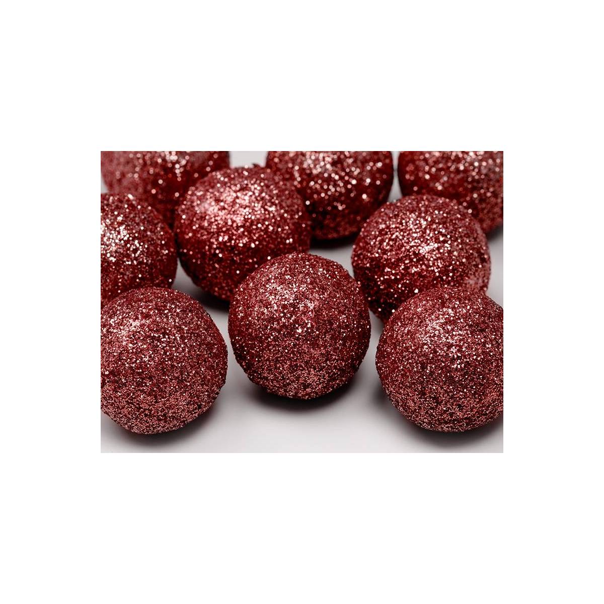 Dekoracje brokatowe Kula 3 cm