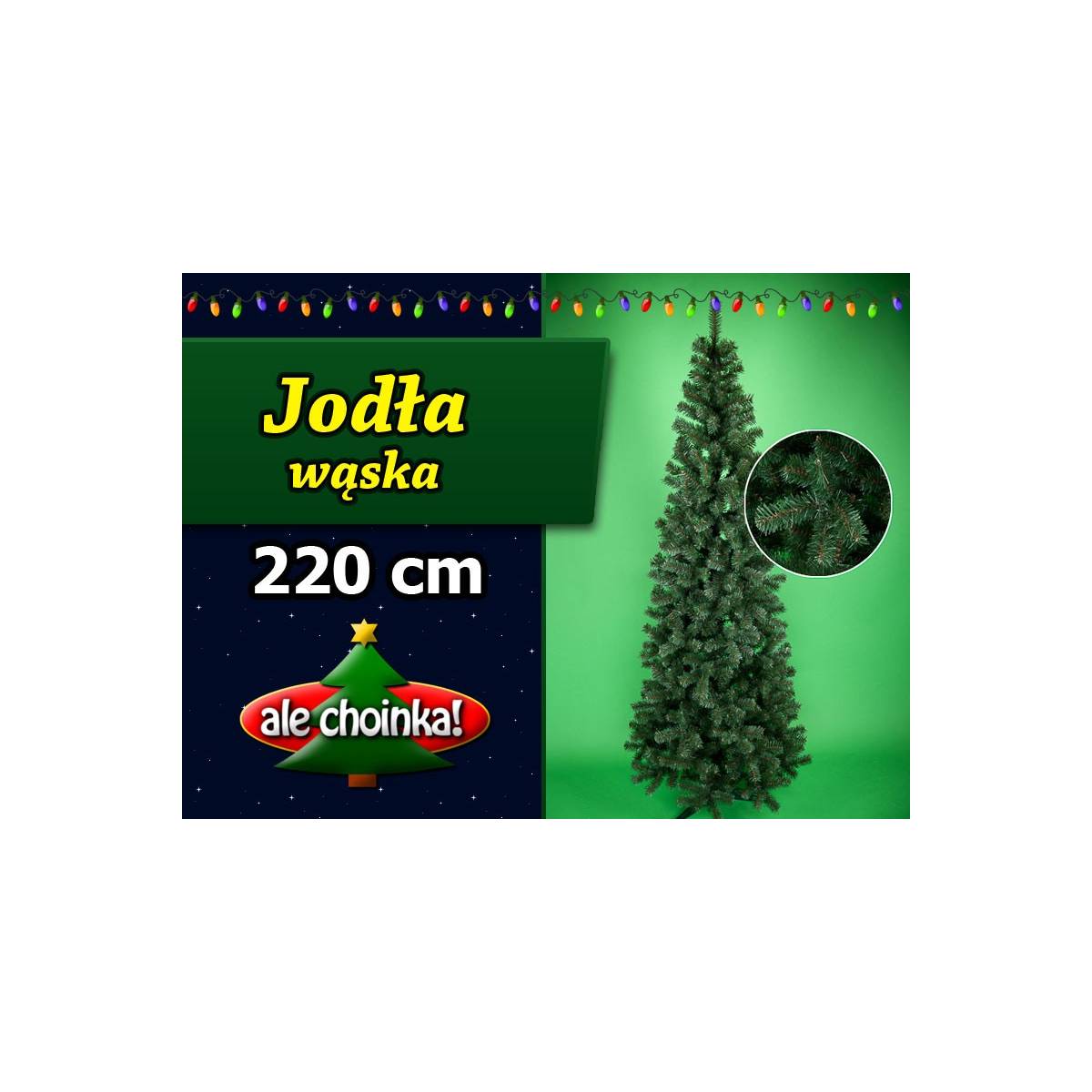 Jodła wąska naturalna - Wąska choinka sztuczna Jodła wąska naturalna - Wąska choinka sztuczna