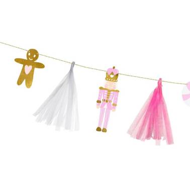 Świąteczna girlanda papierowa