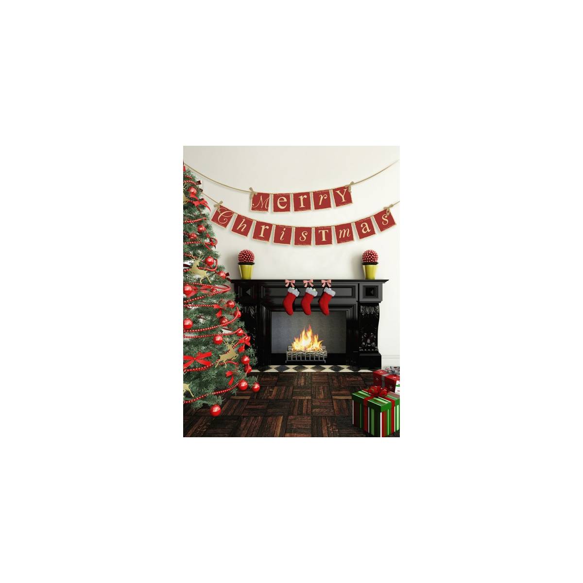 Baner Merry Christmas