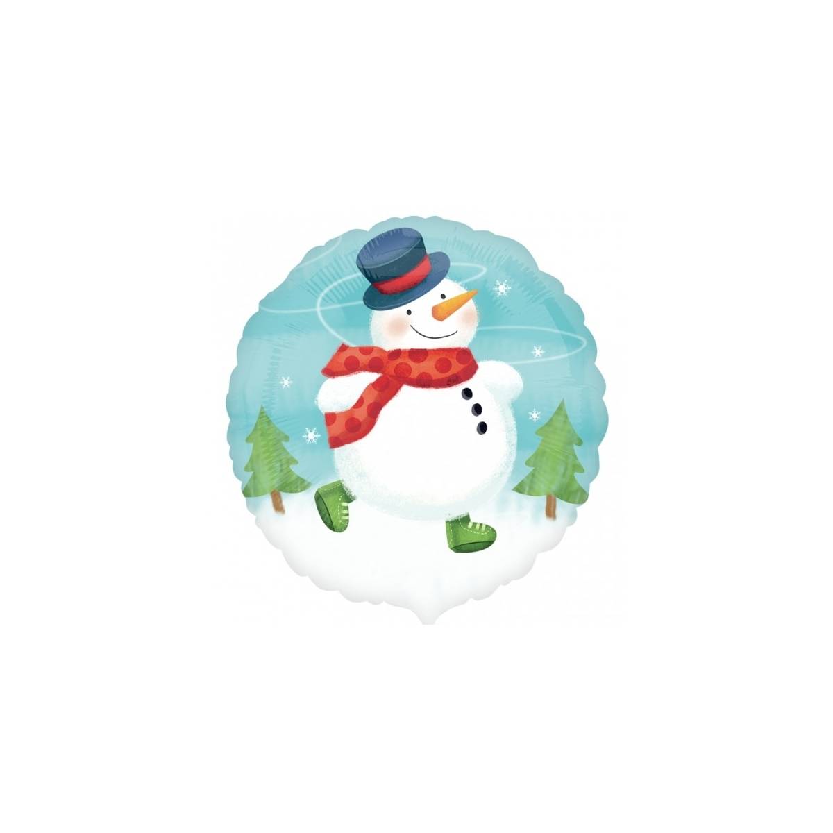 Balon foliowy 18" Bałwanek