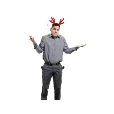 Opaska czerwona Renifer